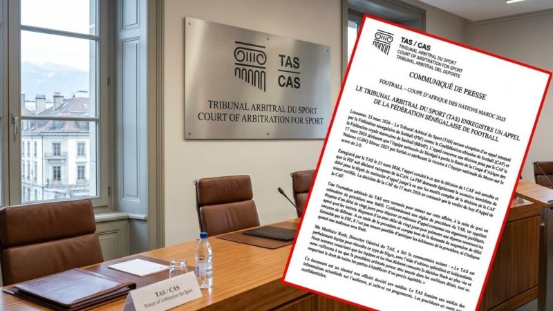 Tribunal arbitral du sport : actualité du litige Maroc-Sénégal
