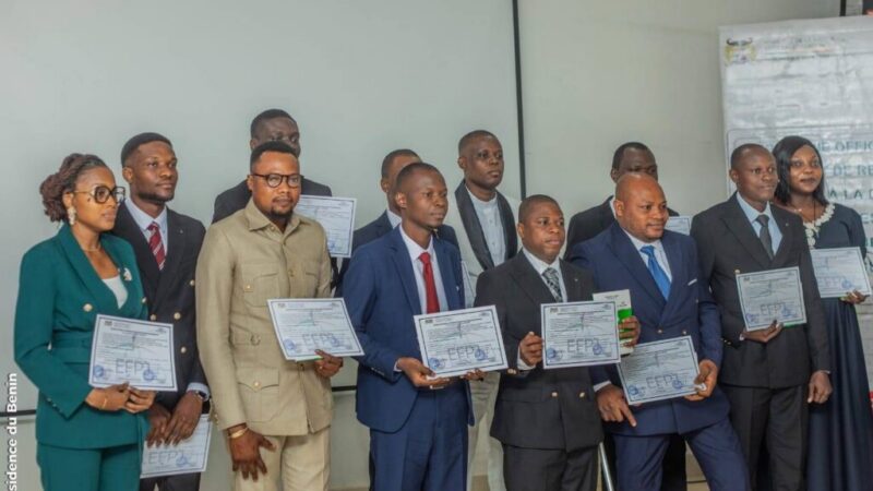 Nouvelle vague d&rsquo;éducateurs pour la protection de l&rsquo;enfance au bénin