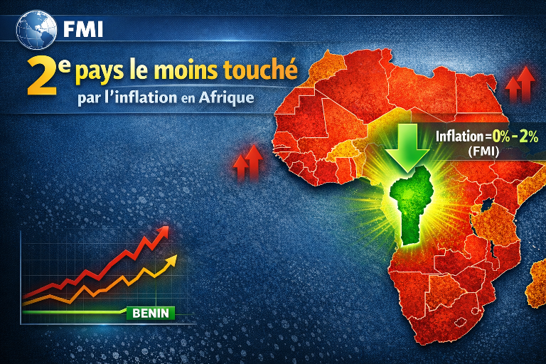 L&rsquo;économie du bénin brille par sa faible inflation en Afrique