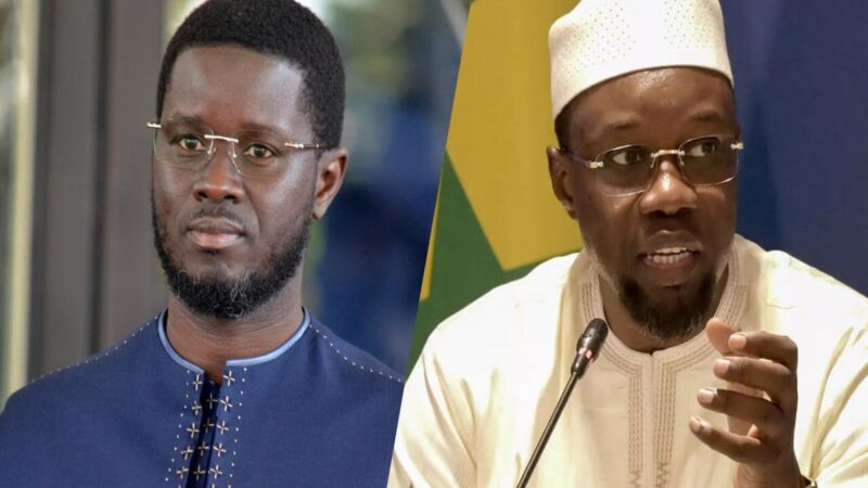 Sénégal : la rupture entre Bassirou Diomaye Faye et Ousmane Sonko