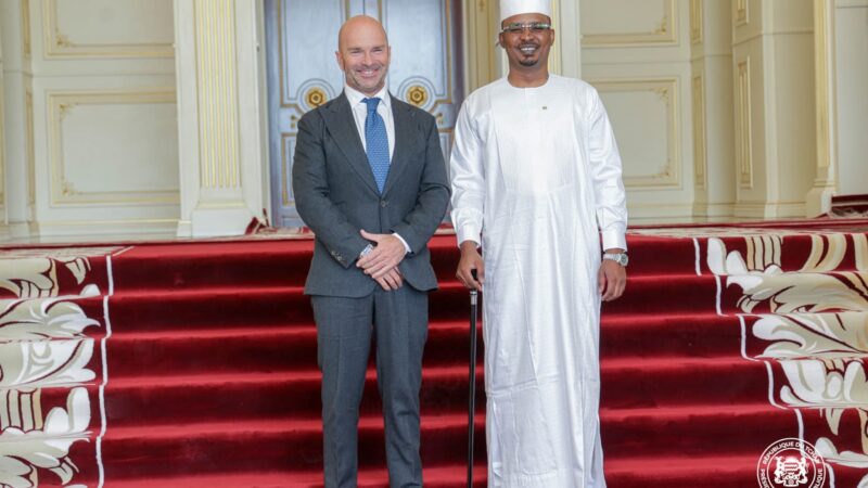 Ambassadeur de l’union européenne au Tchad présente ses lettres de créance