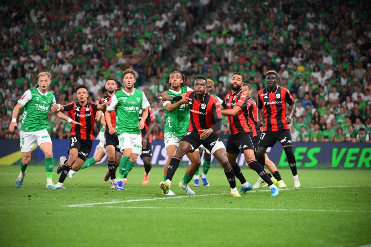 Nice face à son destin en ligue 1 face à Saint-Étienne