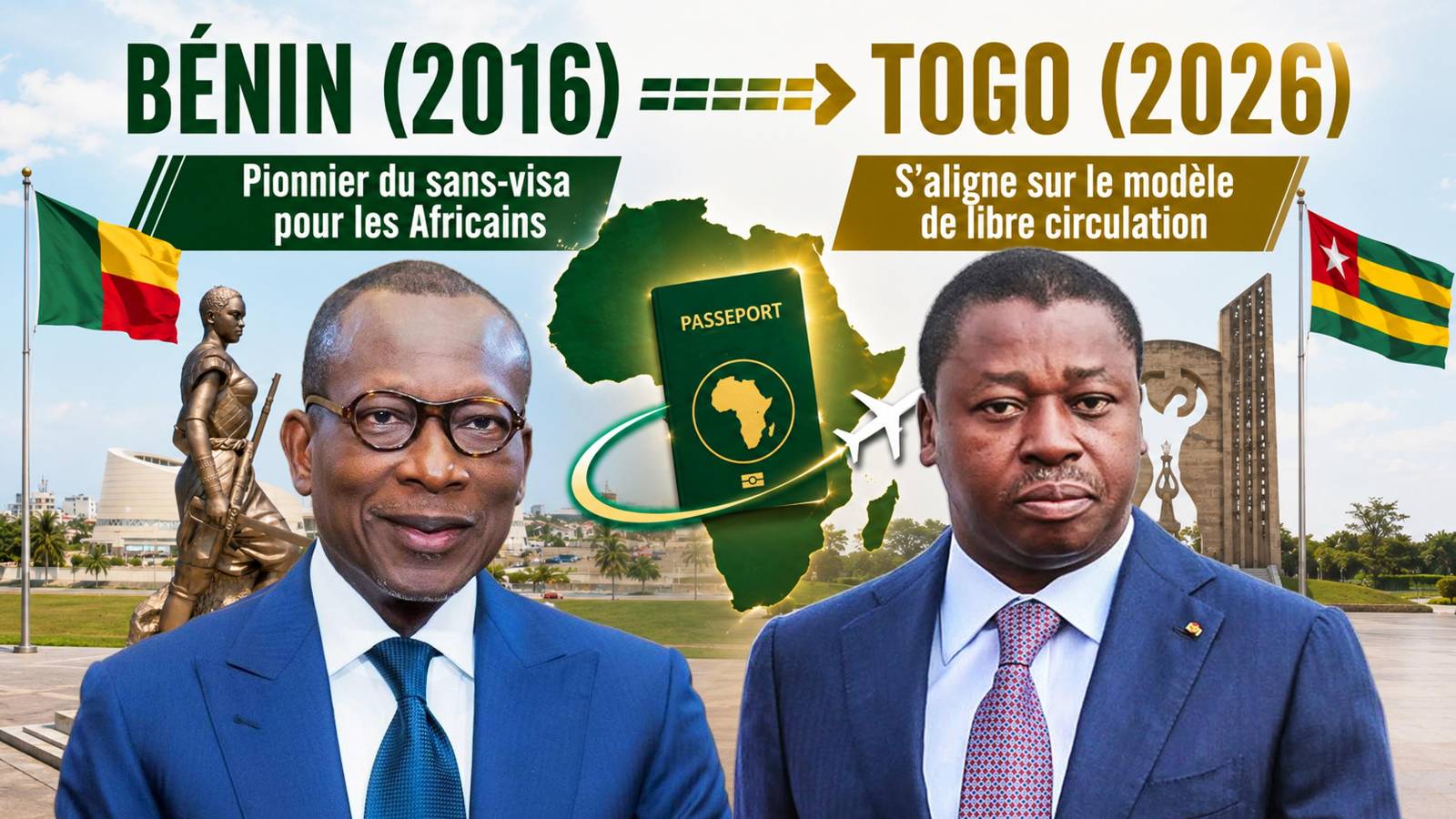 Le Togo ouvre ses frontières : une révolution migratoire inspirée par le Bénin