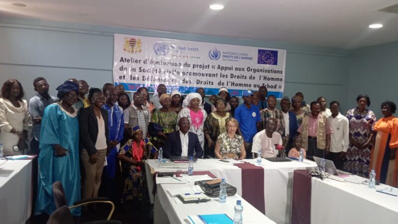 Tchad : bilan du projet onusien et européen pour les droits humains