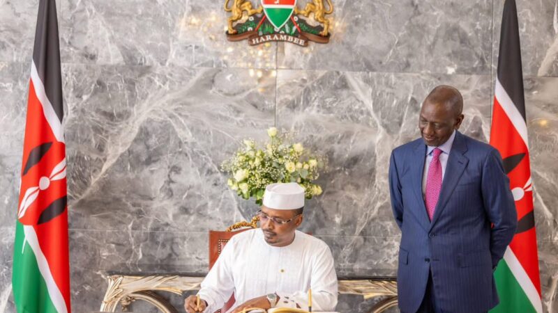 Kenya et Tchad renforcent leur alliance pour la sécurité africaine et mondiale
