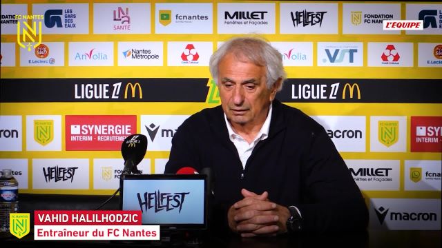 Vahid Halilhodzic bouleversé après l&rsquo;arrêt du match Nantes-Toulouse en ligue 1