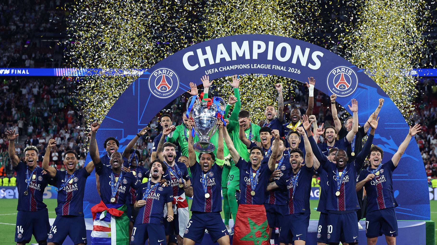 Psg sacré pour la deuxième fois d&rsquo;affilée en ligue des champions