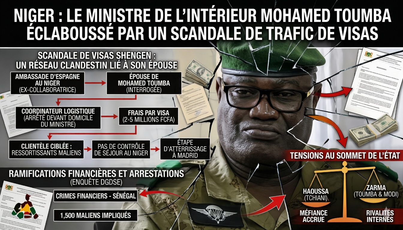 Scandale des visas schengen : le ministre de l’intérieur du Niger dans la tourmente