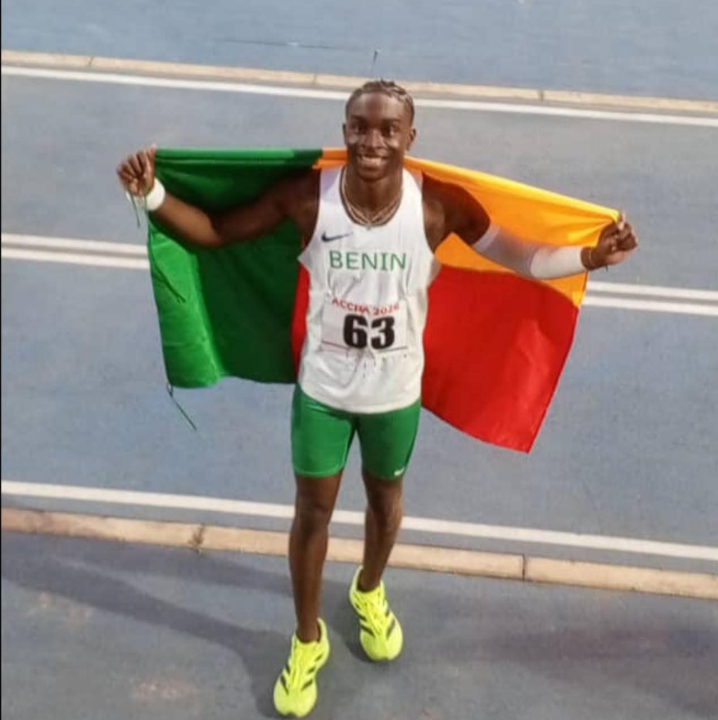 Athlétisme béninois : Yohan Awhansou décroche le bronze au triple saut à Accra 2026