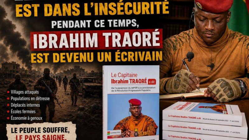 Crise au Burkina Faso : sécurité oubliée, livres de propagande écrits