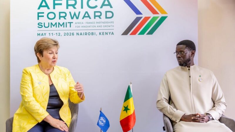 Fmi et Sénégal : les réformes économiques à l&rsquo;ordre du jour après l&rsquo;entretien Georgieva-Diomaye