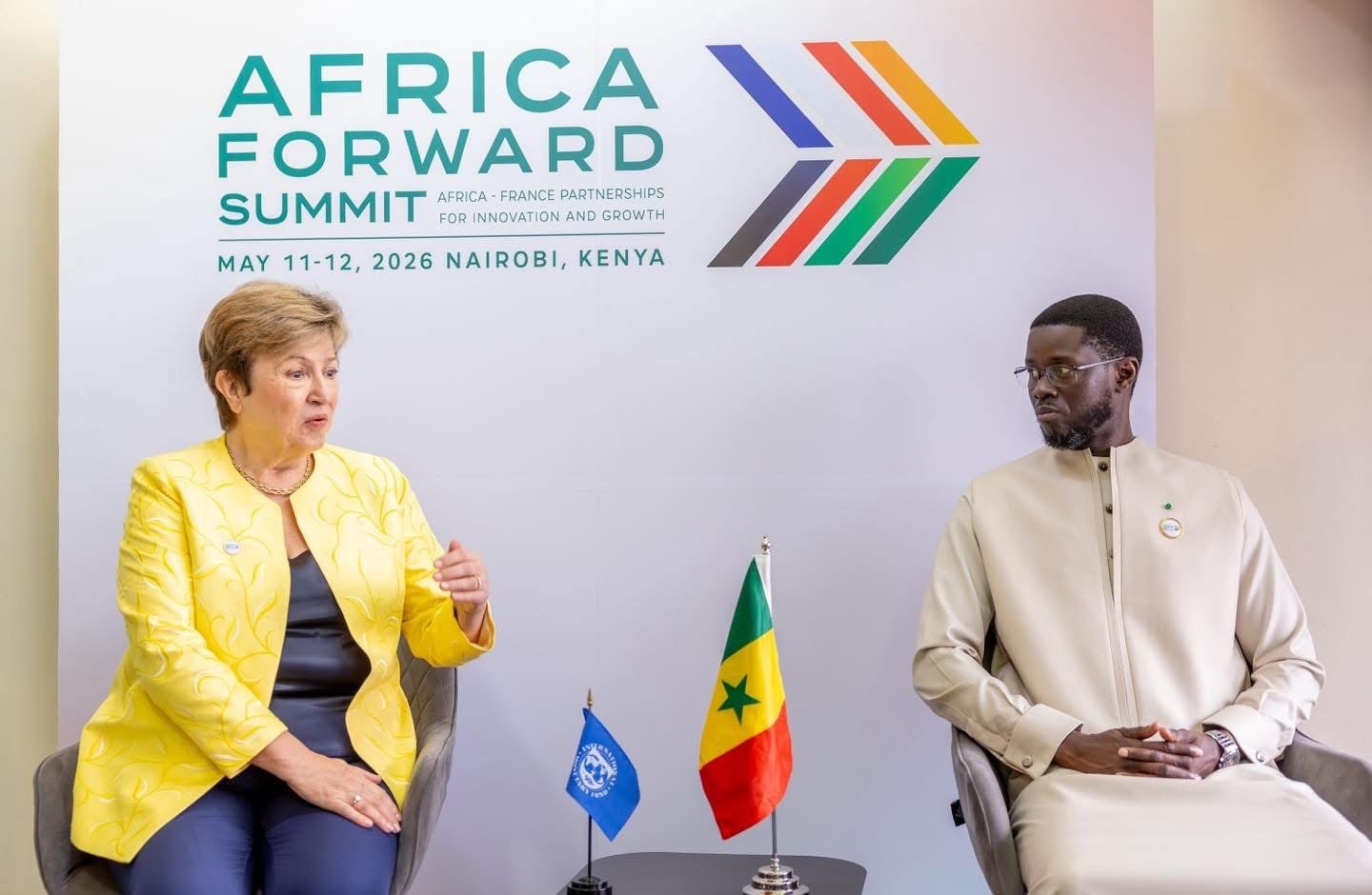 Fmi et Sénégal : les réformes économiques à l&rsquo;ordre du jour après l&rsquo;entretien Georgieva-Diomaye