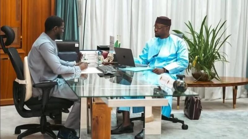 Directives du président Faye à son premier ministre Sonko : un tournant pour le Sénégal