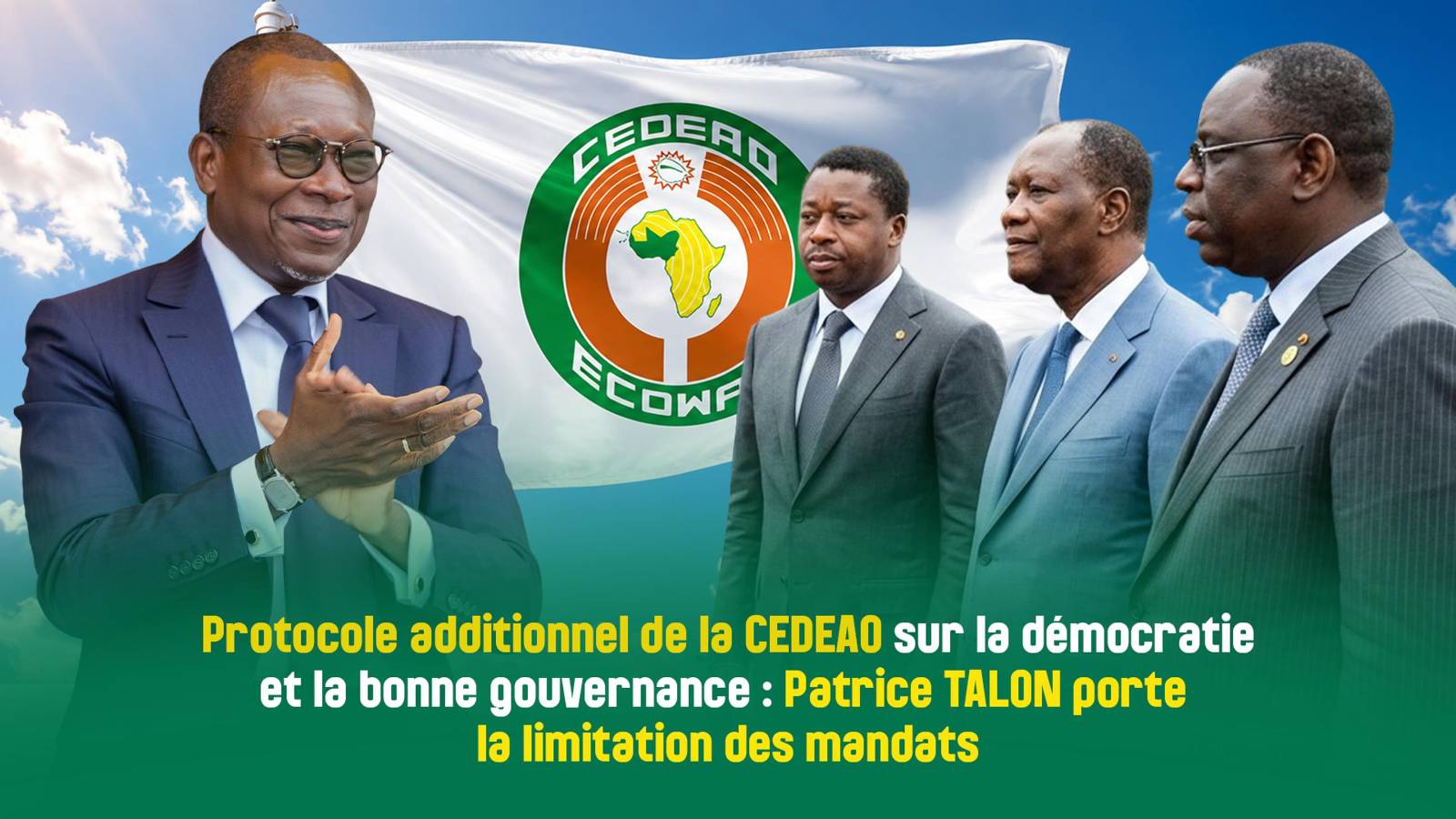 Diplomatie béninoise : pourquoi patrice talon boycotte les sommets de la CEDEAO