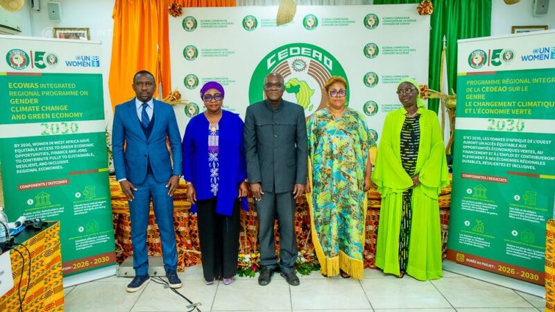 Abidjan : la CEDEAO lance un atelier clé sur genre et transition écologique