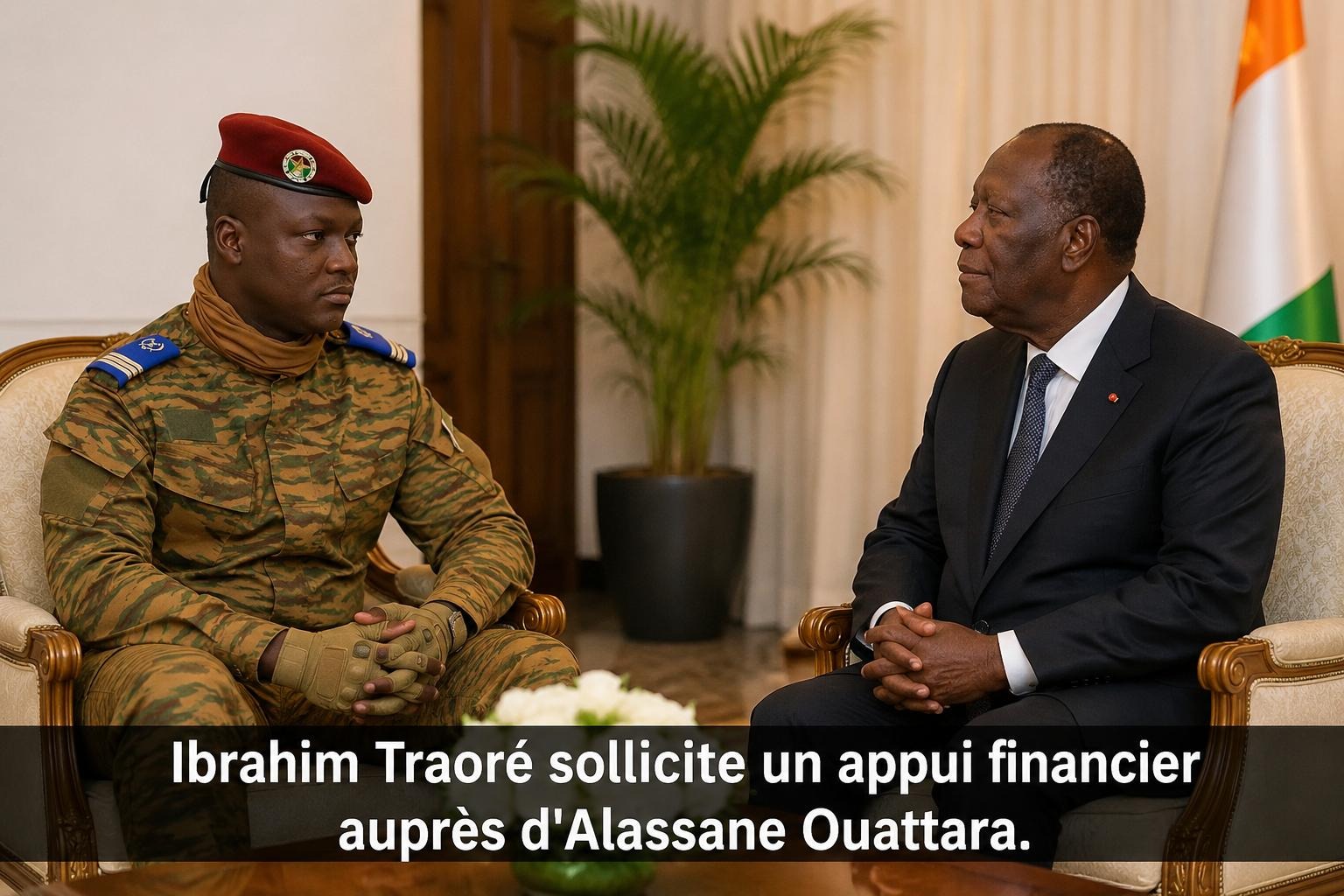 Capitaine Ibrahim Traoré contraint de quémander à la Côte d&rsquo;Ivoire