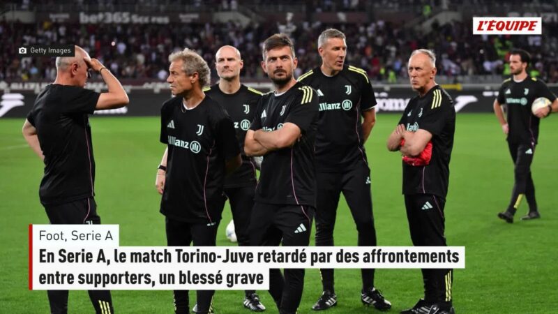 Derby turinois torino-juve interrompu par des violences entre ultras