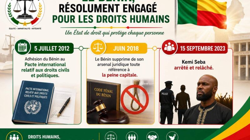 Extradition de Kemi Seba : le Bénin garantit la sécurité des justiciables