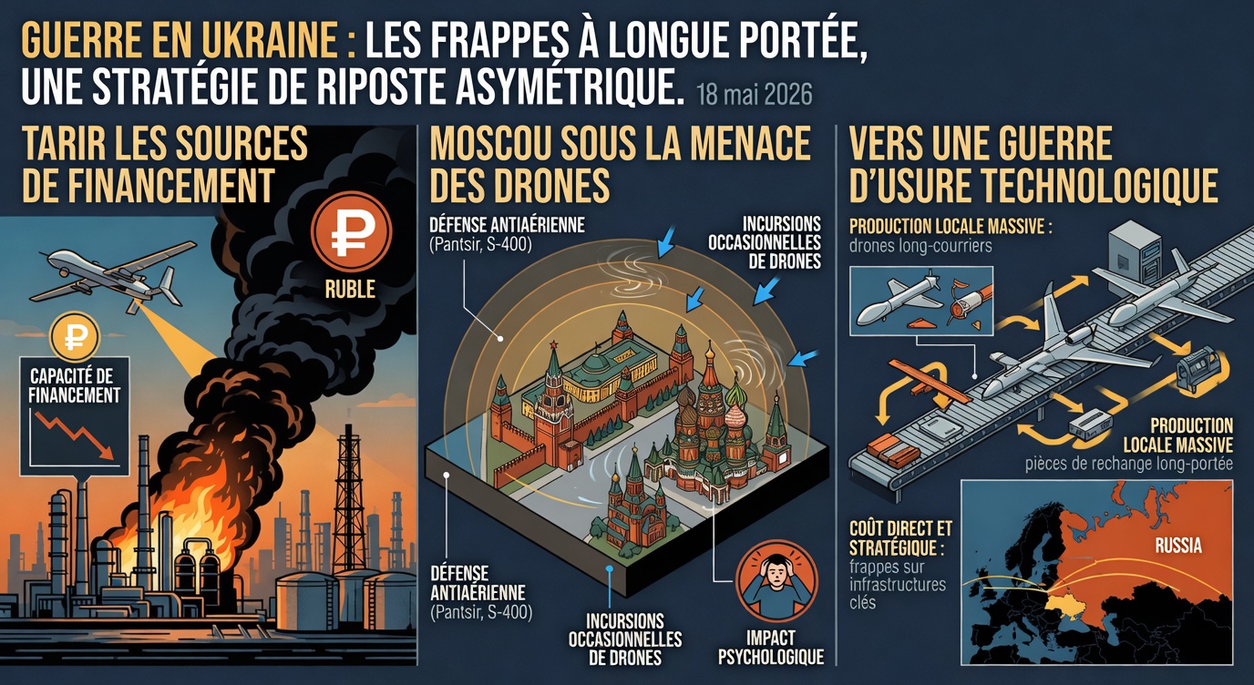 Stratégie ukrainienne : frapper au cœur de la Russie pour affaiblir Moscou