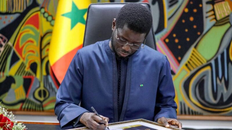 Réforme du code électoral : bassirou diomaye faye valide les articles l29 et l30