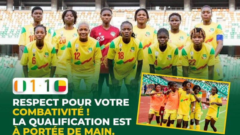 Les Amazones du Bénin décrochent un nul historique en Côte d&rsquo;Ivoire
