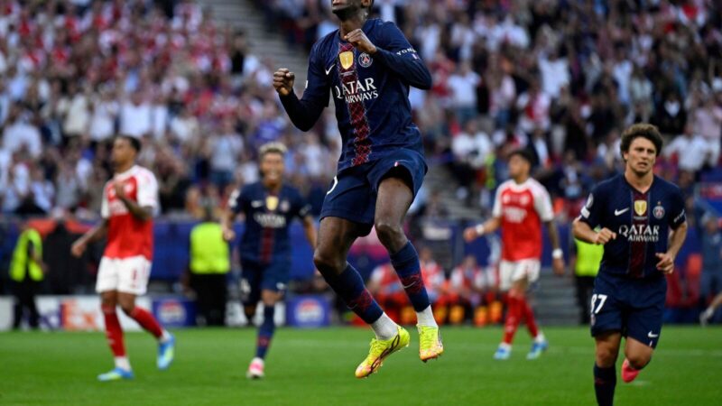 Psg arsenal égalisation dembélé pénalty match relancé