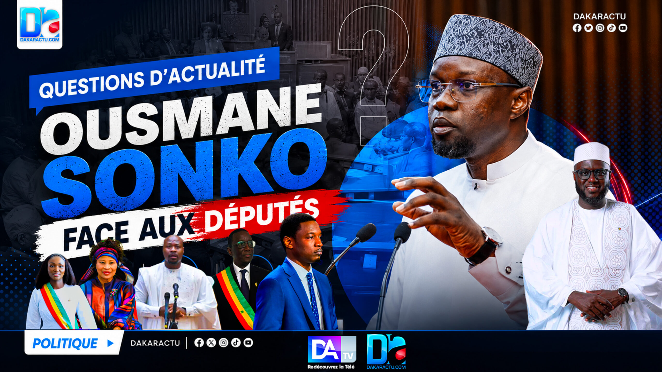 Ousmane Sonko à l’assemblée nationale : un face-à-face sous haute tension