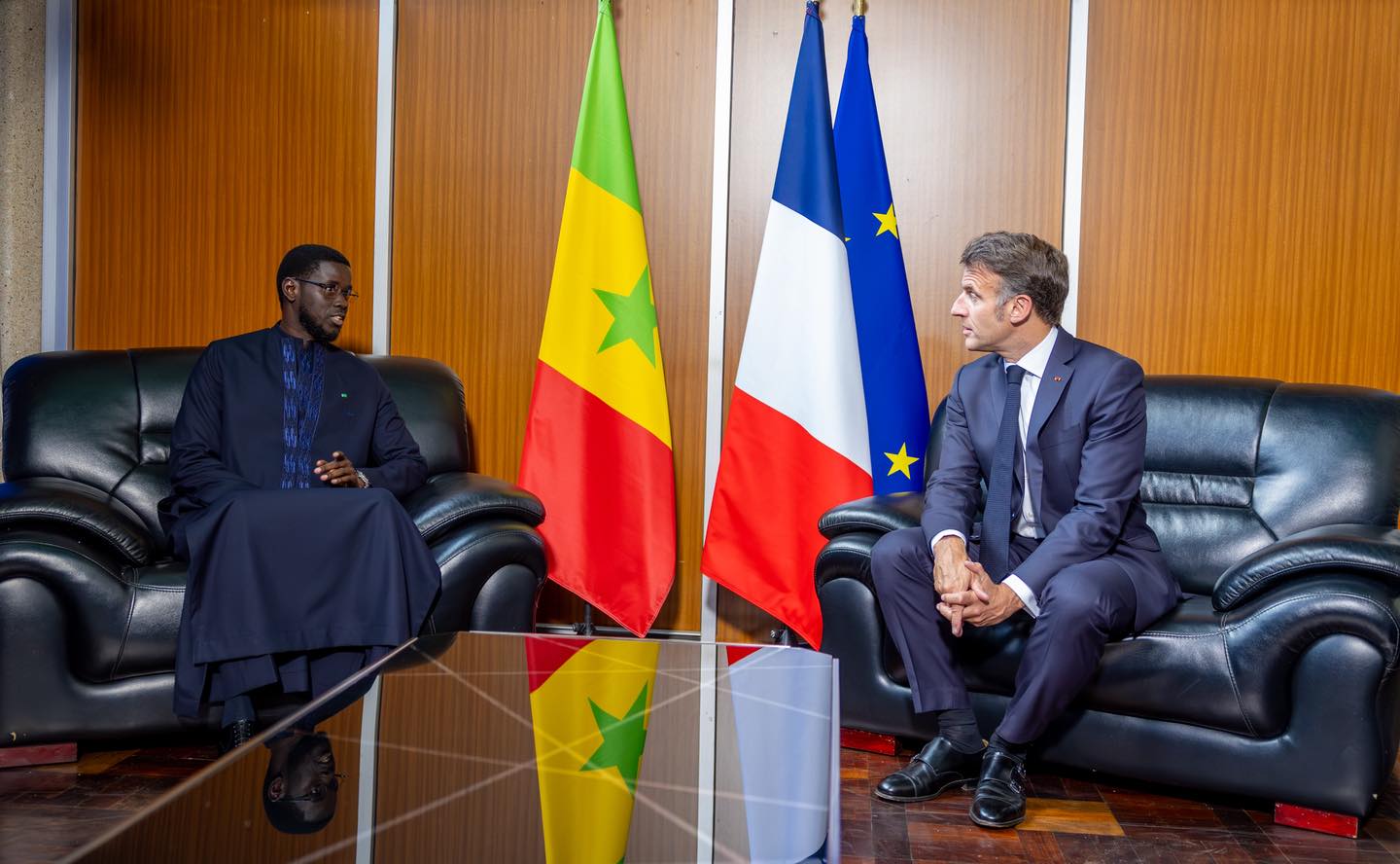 Rencontre entre Bassirou Diomaye Faye et Emmanuel Macron à Nairobi