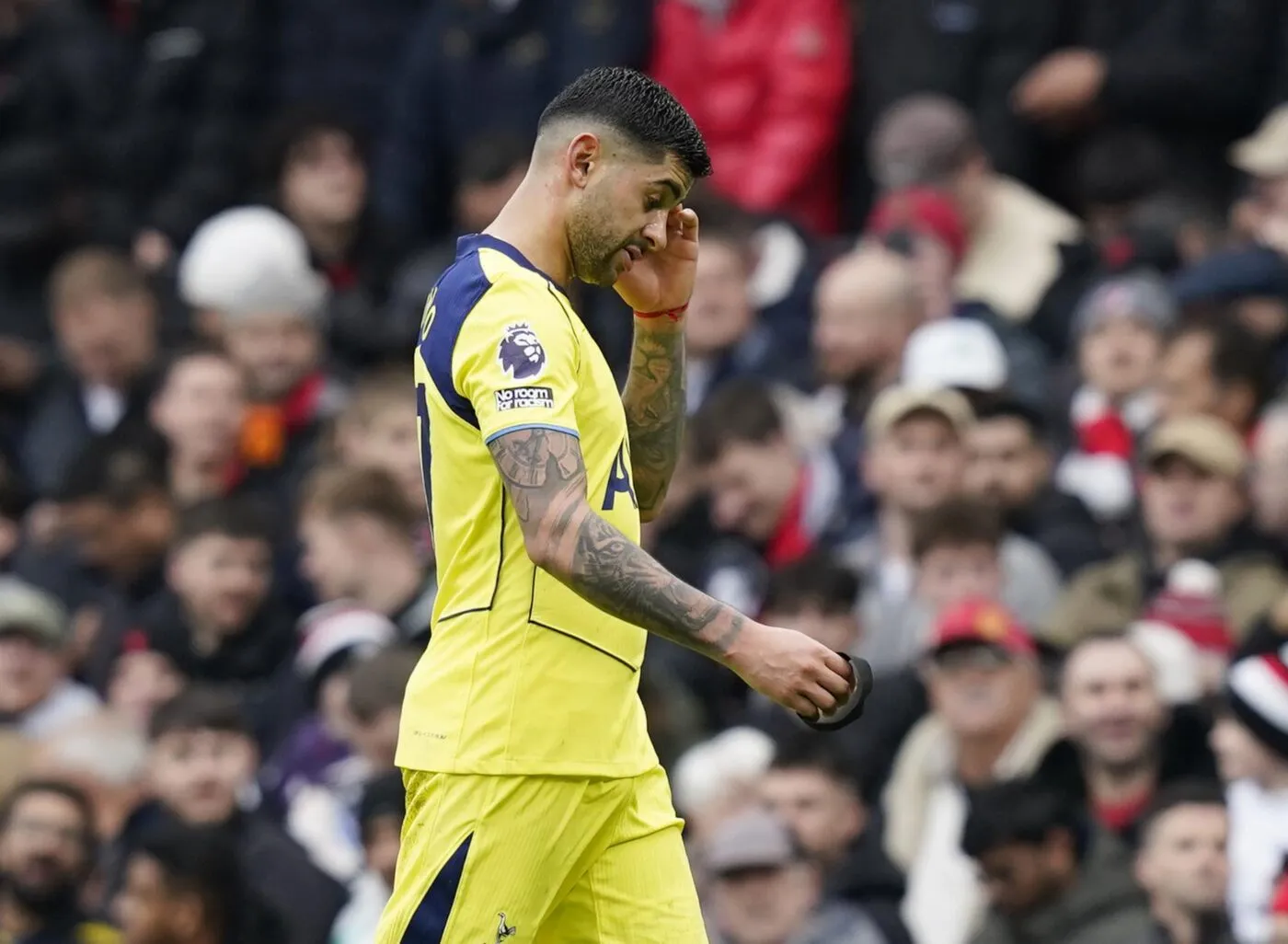 Cristian Romero lors d'un match
