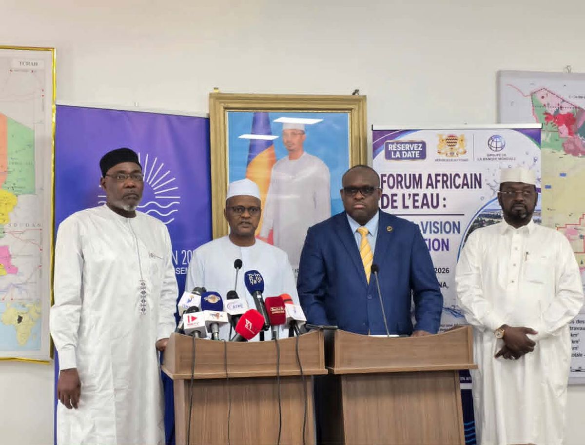 Le forum africain de l’eau 2026 se tiendra à N’Djamena