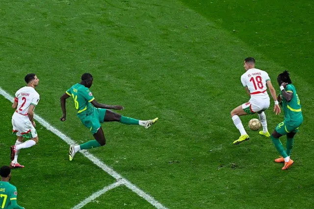 Pape Gueye, buteur de la finale