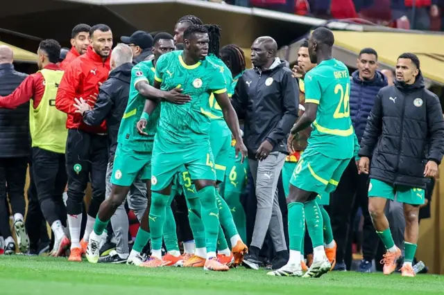 Tensions lors de la finale entre le Sénégal et le Maroc