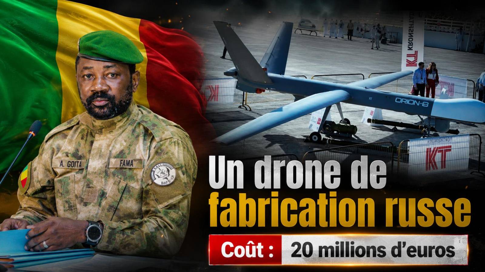 Drone Orion au Mali : 20 millions d&rsquo;euros pour un appareil controversé
