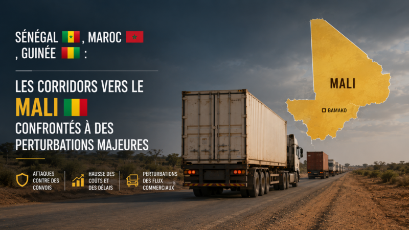 Le Mali sous pression : corridors sénégalais, marocain et guinéen en crise