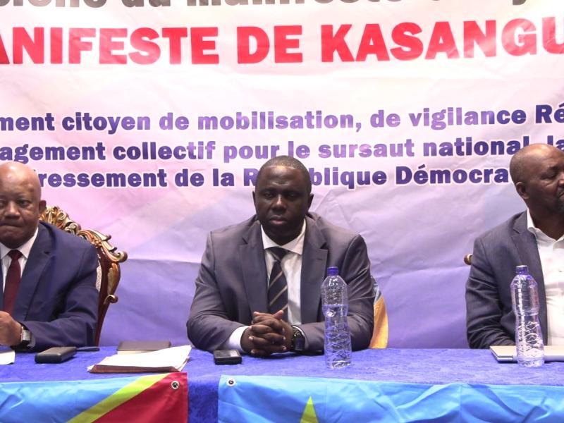 Rdc : la société civile dévoile le manifeste de kasangulu, une feuille de route pour la refondation