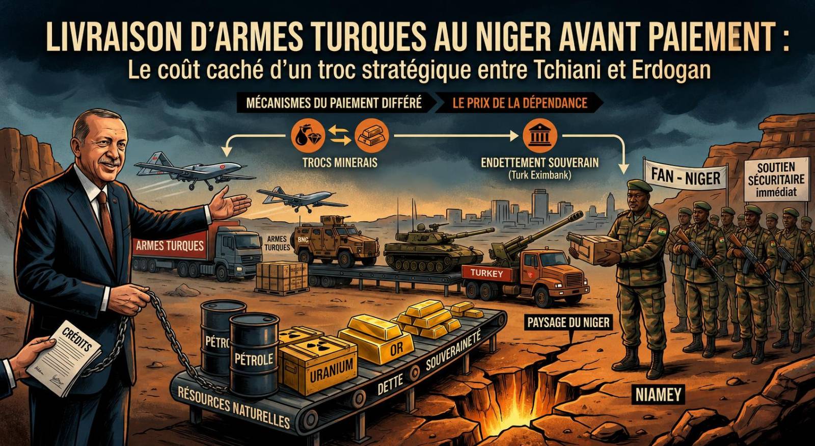 Le pacte militaro-économique entre le Niger et la Turquie : un troc aux implications lourdes