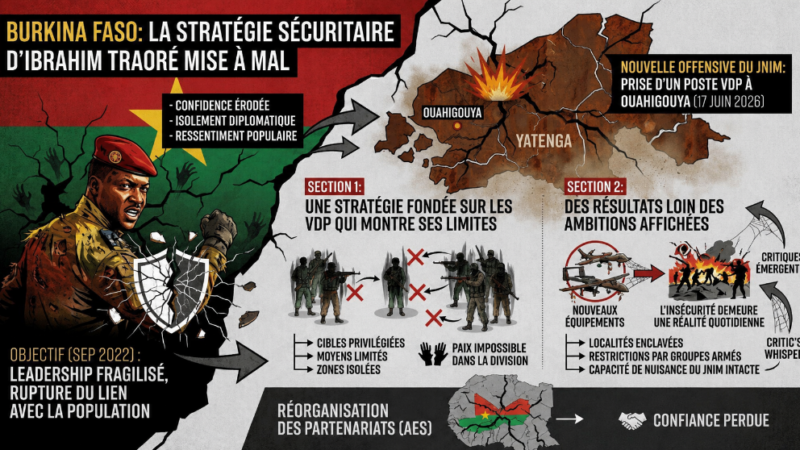 L&rsquo;offensive du JNIM à Ouahigouya fragilise la stratégie d&rsquo;Ibrahim Traoré