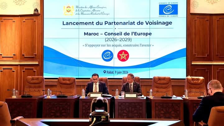 Rabat : lancement du partenariat de voisinage Maroc-Conseil de l&rsquo;Europe 2026-2029
