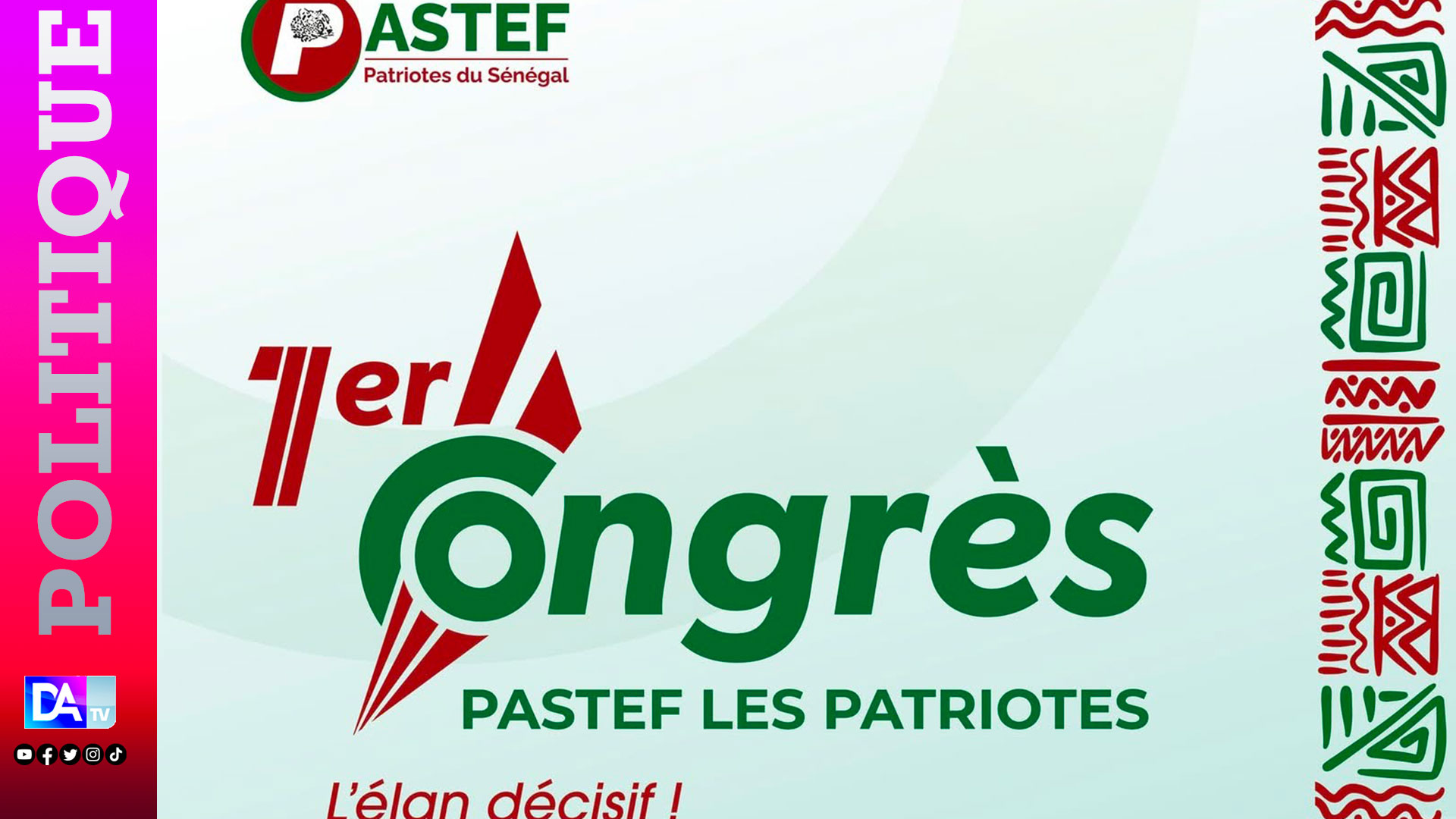 Congrès du Pastef : Sonko présente sa vision pour le Sénégal
