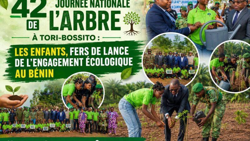 42e journée de l’arbre au Bénin : la jeunesse en première ligne pour un avenir forestier