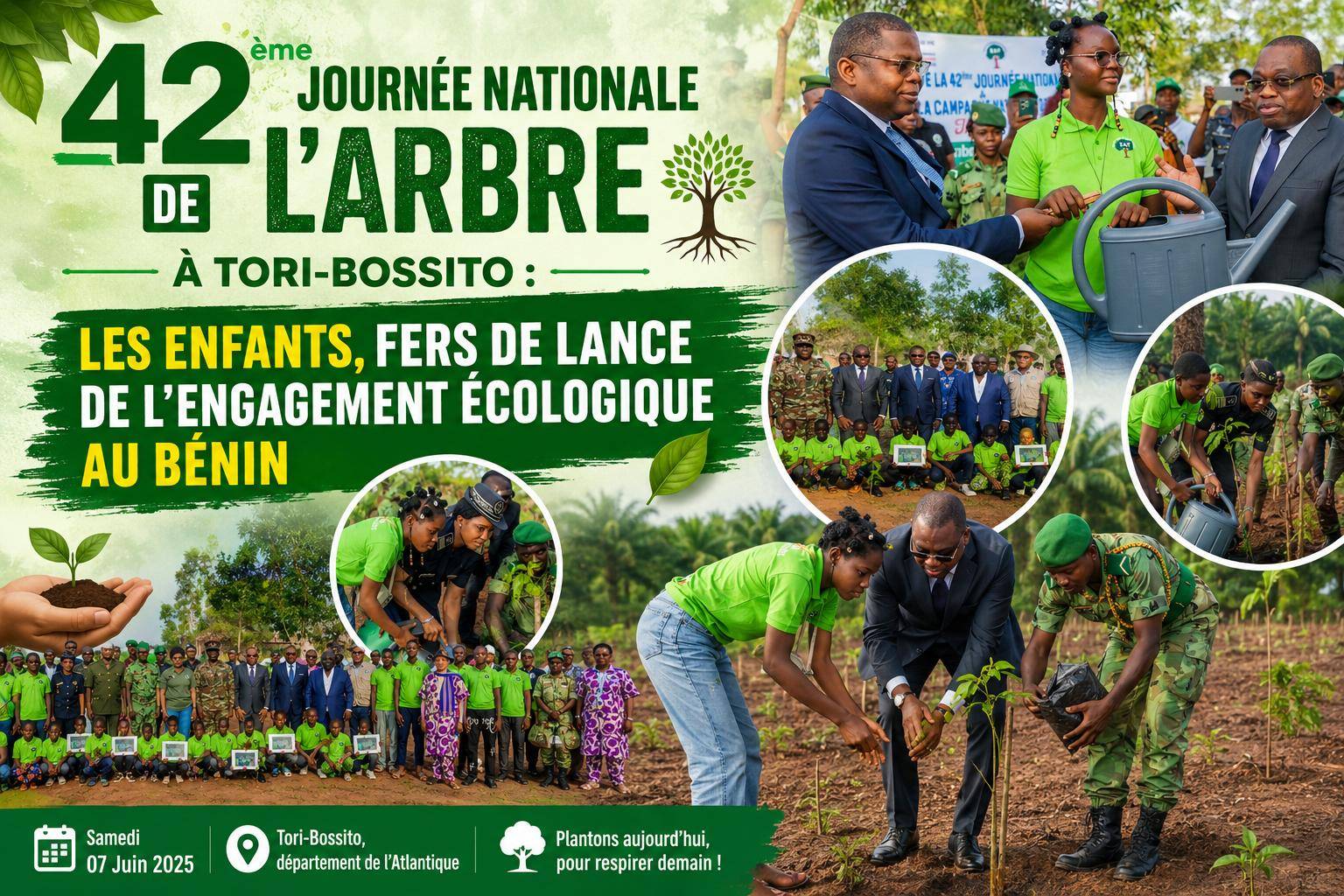 42e journée de l’arbre au Bénin : la jeunesse en première ligne pour un avenir forestier