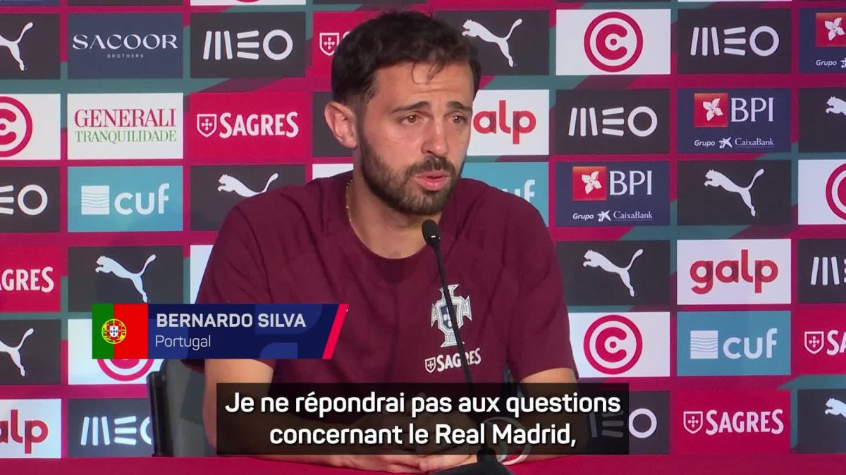 Bernardo Silva exprime sa joie d&rsquo;intégrer le Real Madrid