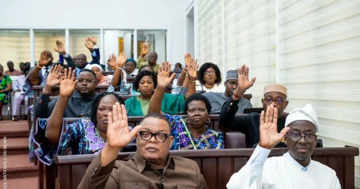 Les députés béninois en session plénière ce mercredi à Porto-Novo