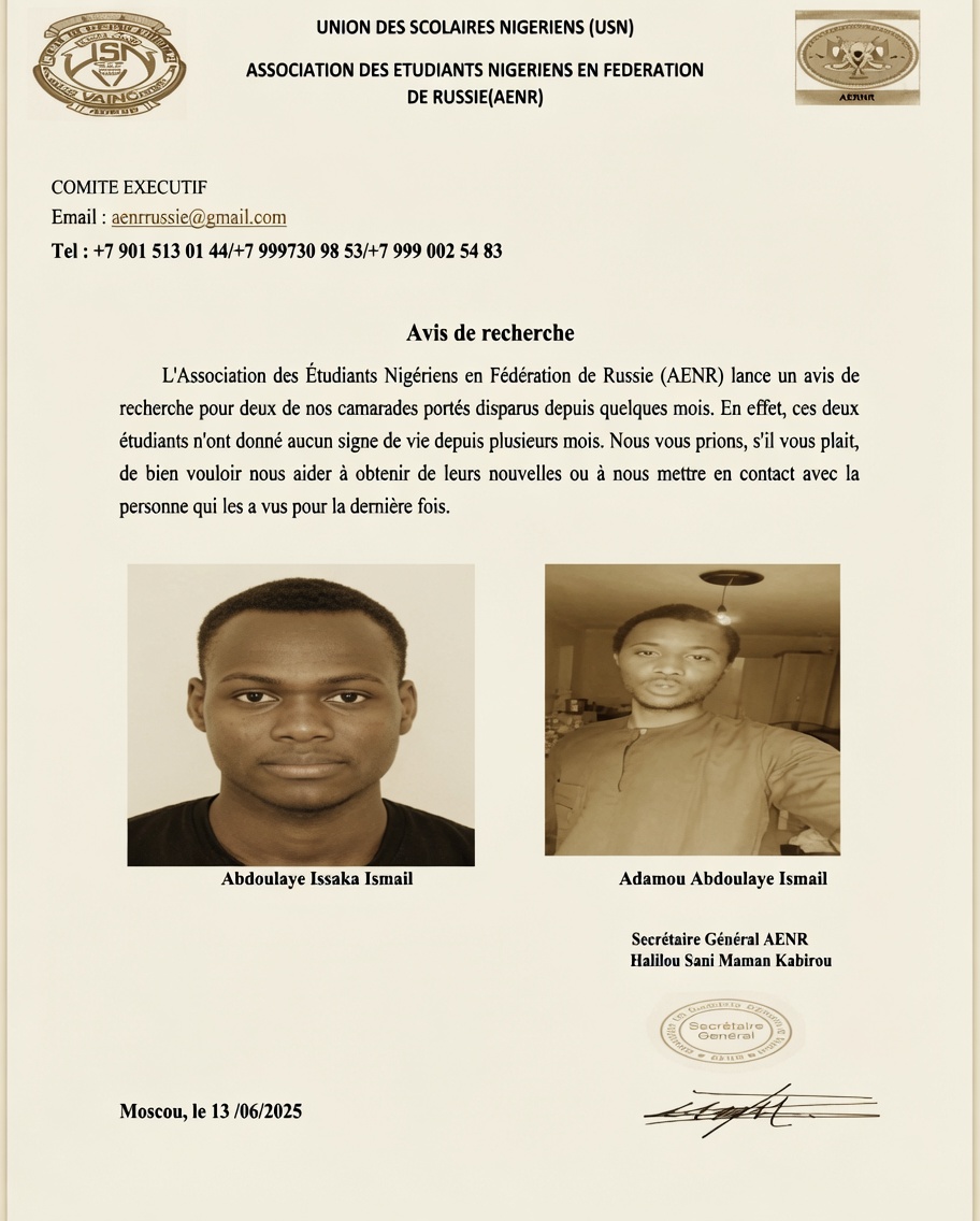 Niger : un deuxième étudiant nigérien mort en Ukraine