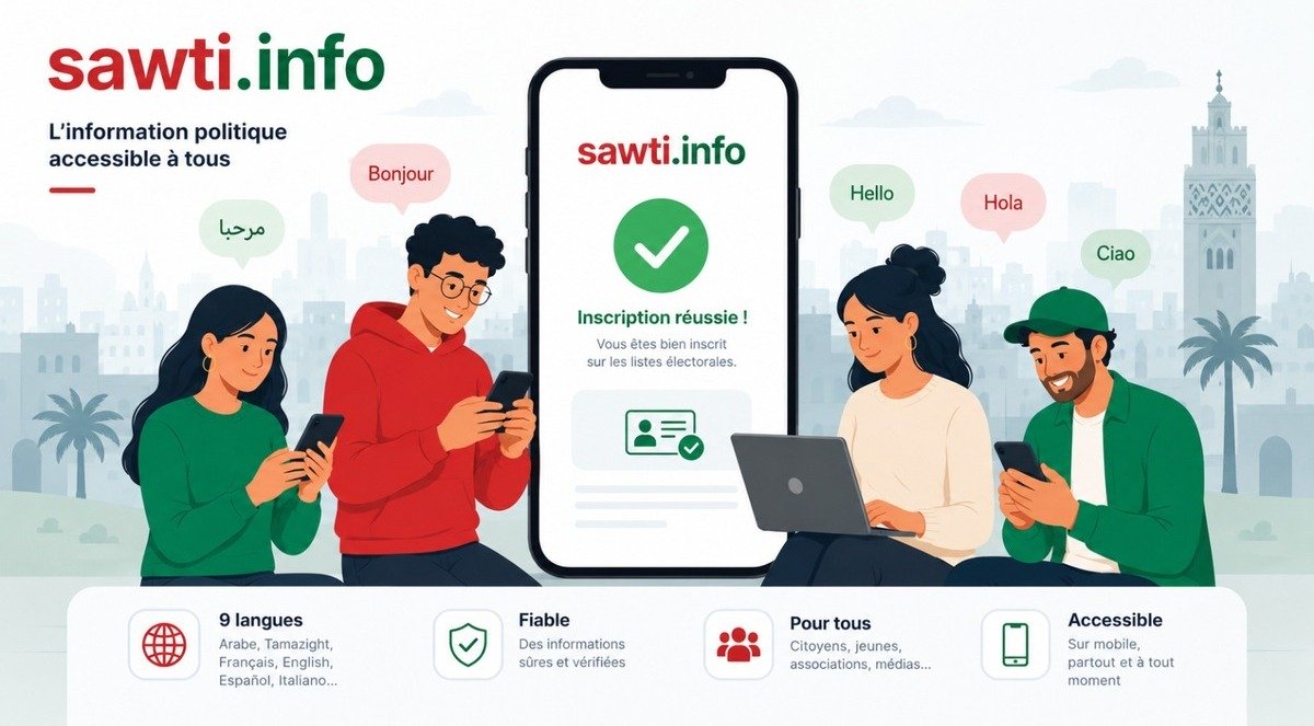 Sawti : une plateforme innovante pour décrypter l’actualité politique marocaine