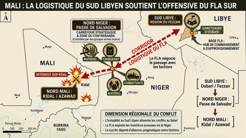 Le sud libyen, sanctuaire logistique des rebelles touaregs pour la conquête de Kidal
