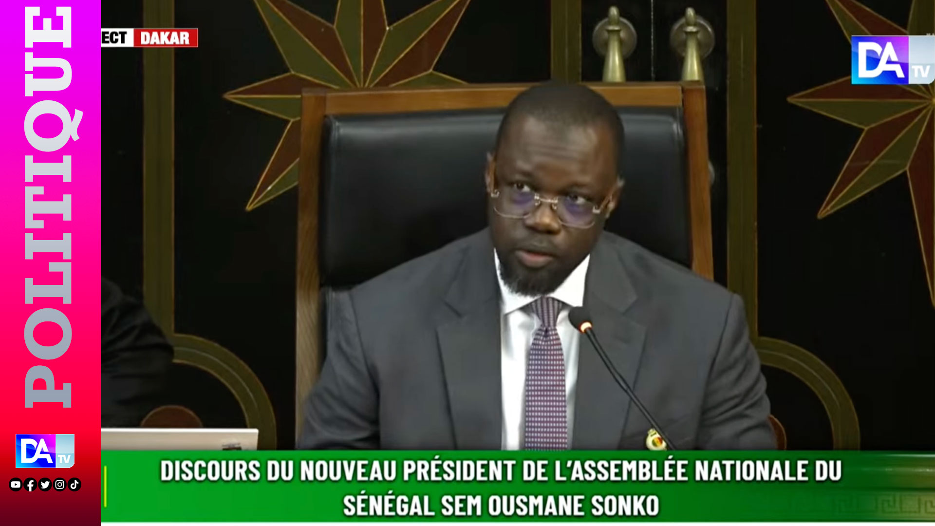Fdr exige l&rsquo;éviction immédiate d&rsquo;ousmane sonko de l&rsquo;assemblée nationale
