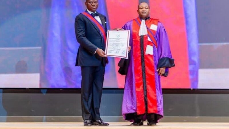 Gabon : oligui nguema distingué par le cames, un signal pour le savoir africain