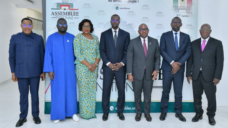 Ousmane Sonko et Jean-Michel Sama Lukonde Kyenge discutent réforme de l&rsquo;UPA à Ouagadougou