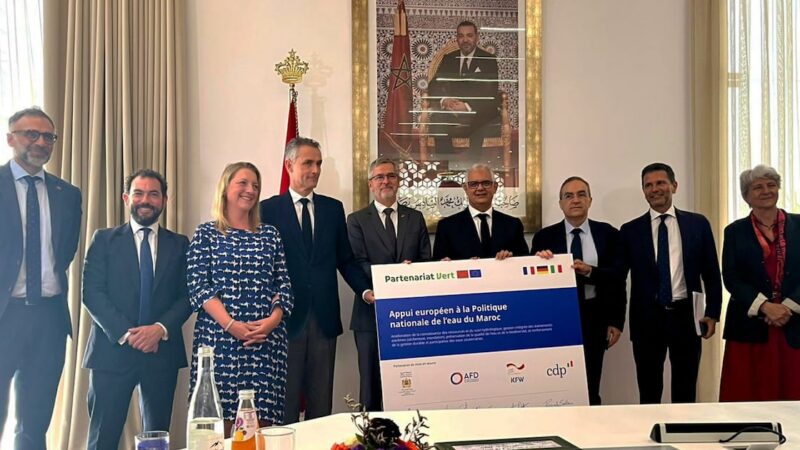 L’union européenne injecte 348 millions d’euros pour sécuriser l’eau au Maroc
